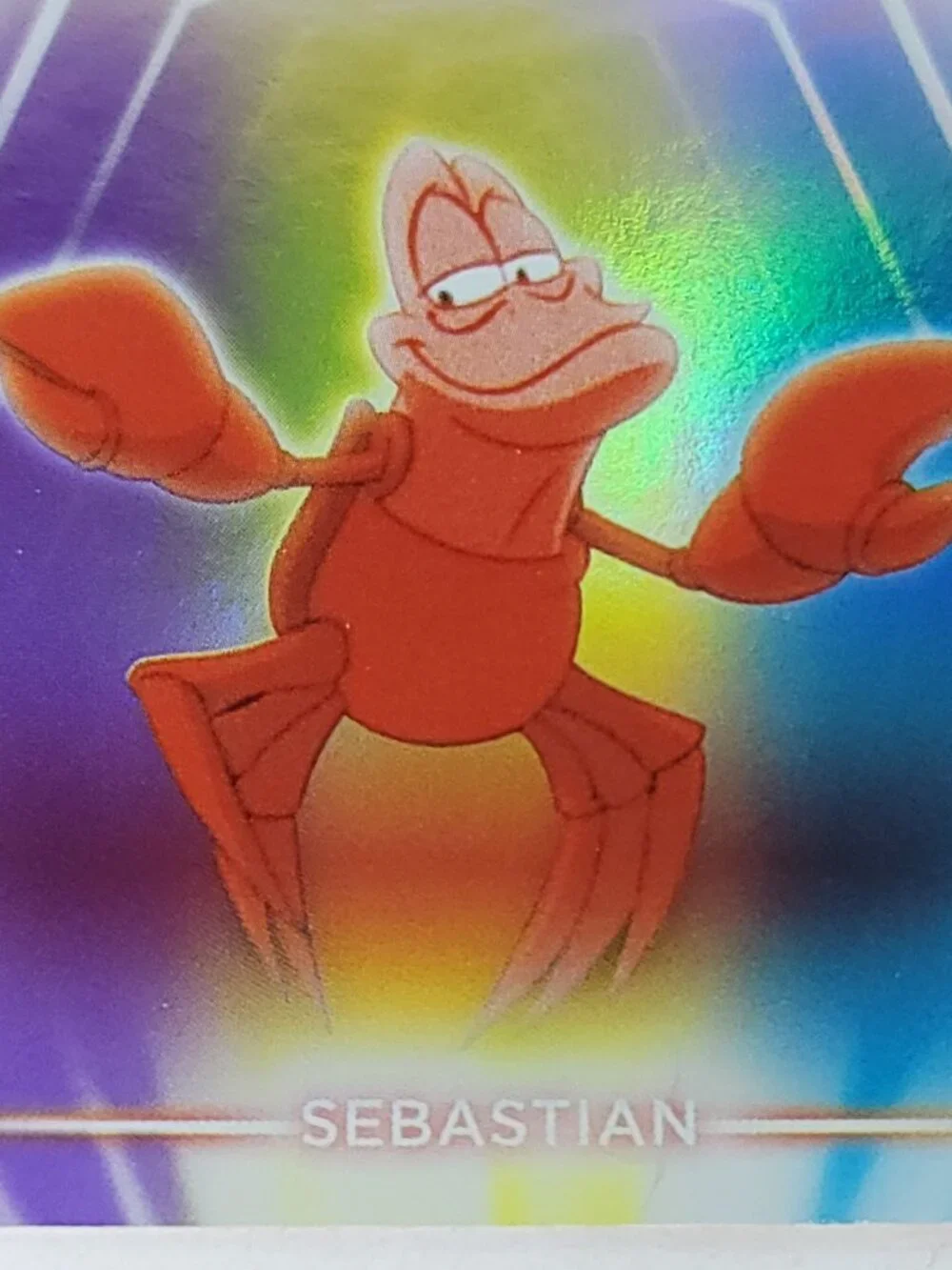 Sebastian Topps 2026 Disney Neon Holo Parallel Refractor Limited 11/99 - Picture 2 of 5